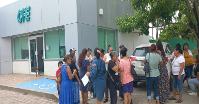 Apagones afectan a 200 familias de Altamira; protestan en CFE