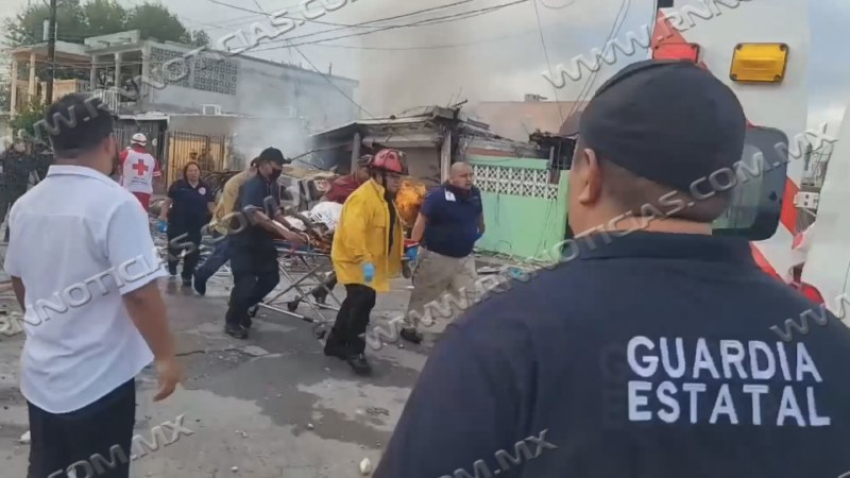 Muere segunda víctima de la explosión en la colonia Infonavit-Fundadores de Nuevo Laredo