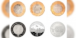 Banxico lanza monedas por el Bicentenario de la Independencia