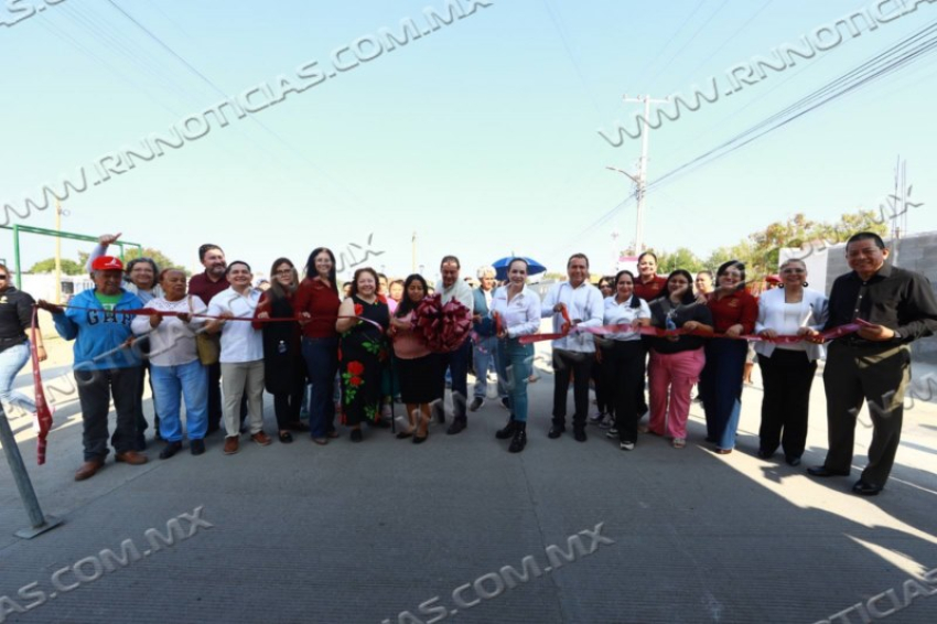 ALCALDESA CARMEN LILIA CANTUROSAS ENTREGA OBRAS VIALES QUE DIGNIFICAN ACCESOS Y MEJORAN LA MOVILIDAD EN VALLES DE ANÁHUAC