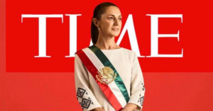 La Presidenta Claudia Sheinbaum entra a lista de las 100 personas m&aacute;s influyentes de la Revista Time; es la &uacute;nica de M&eacute;xico