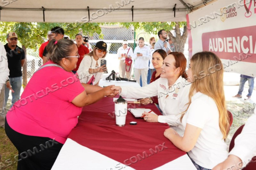 CIUDADANÍA RECIBE ATENCIÓN DIRECTA DE ALCALDESA CARMEN LILIA CANTUROSAS CON “PRESIDENCIA CERQUITA DE TI” EN LOS ENCINOS