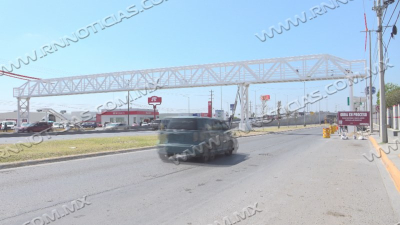Gobierno municipal avanza en infraestructura peatonal con nuevo puente en sector poniente