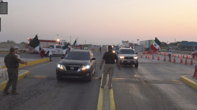 VIDEO ECruza Caravana de paisanos con más de 250 vehículos por Nuevo Laredo