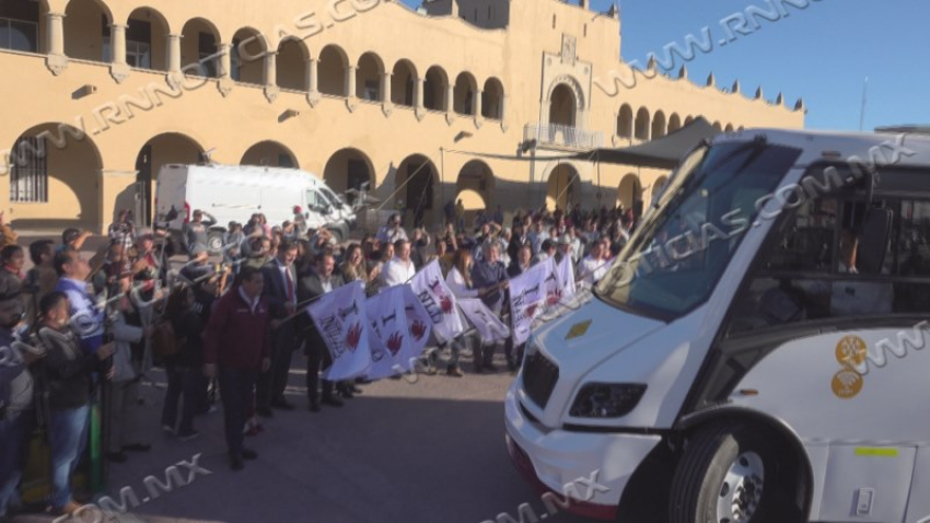 Nuevo Laredo incorpora 12 nuevas unidades climatizadas al transporte público urbano