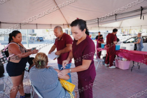 TODO LISTO PARA LA JORNADA DE VACUNACIÓN DRIVE THRU CONTRA LA INFLUENZA