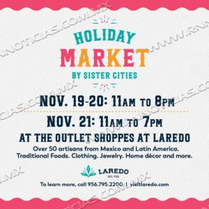 Realizan Festival Navideño de Ciudades Hermanas en Laredo