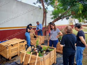 Impulsa Gobierno Municipal La Educaci&oacute;n Ambiental Con Instalaci&oacute;n De Huerto Urbano En El Sat Nuevo Laredo
