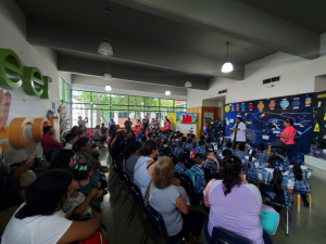 DISFRUTAN PEQUE&Ntilde;OS ESTUDIANTES DE MA&Ntilde;ANA M&Aacute;GICA EN ESTACI&Oacute;N PALABRA