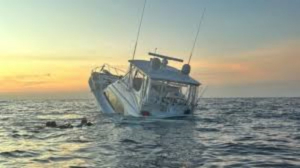 Se hunde yate con 12 personas en Yucat&aacute;n