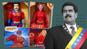 Súper Bigote: Nicolás Maduro regala muñecos de su &quot;alter ego&quot; a niños venezolanos en Navidad