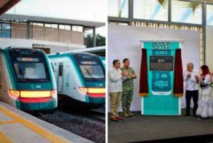 AMLO inaugura primer tramo del Tren Maya que va de Campeche a Cancún