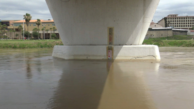 VIDEO Aumenta nivel del río Bravo en Nuevo Laredo a 2 metros tras lluvias en Coahuila