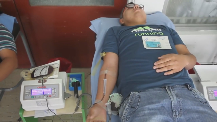 VIDEO Donación de sangre voluntaria está al 15 por ciento piden mayor conciencia