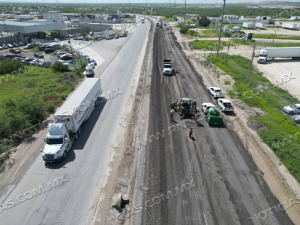 TRANSFORMA GOBIERNO DE CARMEN LILIA CANTUROSAS CARRETERA A PIEDRAS NEGRAS; PRINCIPAL ACCESO AL PUENTE DEL COMERCIO MUNDIAL