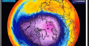 Vórtice polar amenaza con descenso de temperatura en México