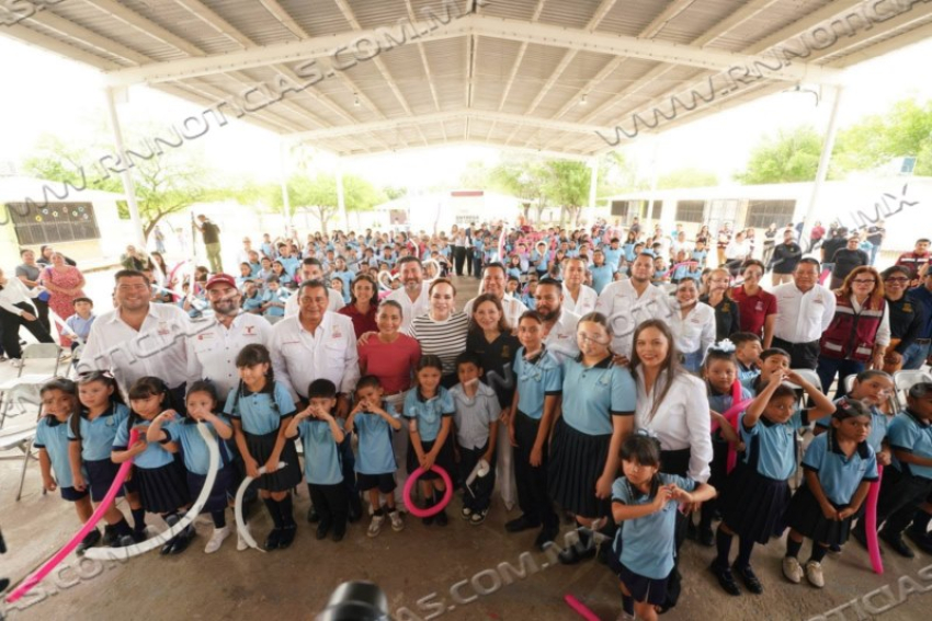 CARMEN LILIA CANTUROSAS IMPULSA LA TRANSFORMACIÓN DE ESCUELAS CON INVERSIÓN EN INFRAESTRUCTURA EDUCATIVA