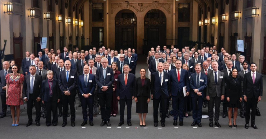 Sheinbaum sella alianza de inversión con cien empresas nórdicas en Palacio Nacional