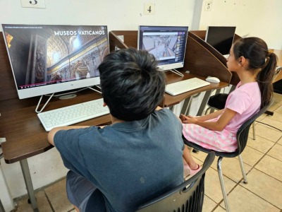 NI&Ntilde;AS Y NI&Ntilde;OS VIAJAN VIRTUALMENTE POR MUSEOS DEL MUNDO EN BIBLIOTECAS DE NUEVO LAREDO