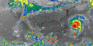 Se aleja de México la tormenta tropical “Newton”