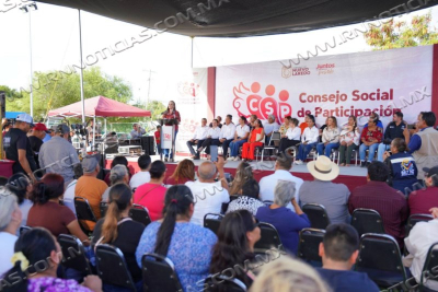 CONCLUYE CARMEN LILIA CANTUROSAS CONSEJOS SOCIALES CONSOLIDANDO UN GOBIERNO QUE ESCUCHA Y CONSTRUYE CON LA CIUDADAN&Iacute;A