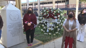 VIDEO Rinden homenaje y Ofrenda floral a Lourdes Durán Enfermera que salvó dos vidas