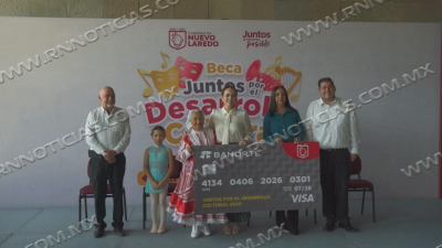 Nuevo Laredo entrega becas culturales a cerca de 500 artistas locales