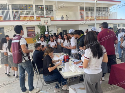 LLEVA GOBIERNO MUNICIPAL BRIGADA &ldquo;CONTACTO JOVEN&rdquo; AL COBAT 23