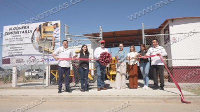 Inauguran en Nuevo Laredo la primera Bloquera Comunitaria de Tamaulipas