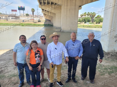 Protestan en Puente Internacional por despliegue militar de EE.UU.; &ldquo;Migrar no es delito&rdquo;