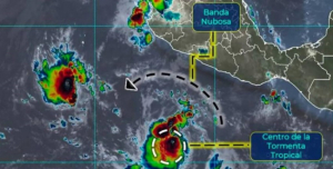 Se forma la tormenta tropical ‘Frank’; el viernes podría convertirse en huracán