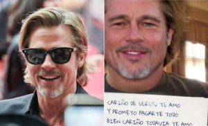 Falso Brad Pitt, enamora a mujer y la estafa con más de 3 mdp